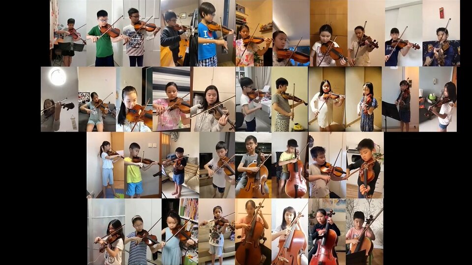 停課不停學 - Senior String Orchestra 《瑤族舞曲》