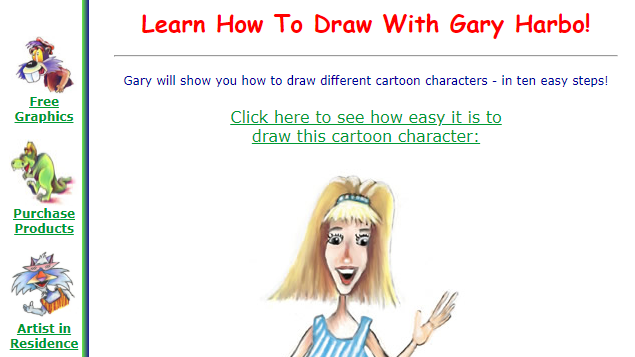 How to draw a cartoon