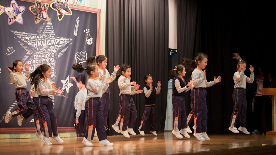 不同延伸學習活動在周會表演